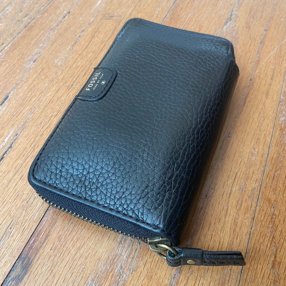 Fossil Black Leather Wallet
